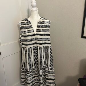 Cupshe geo print sleeveless mini dress Size XL